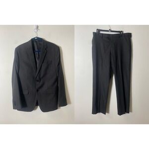 Banana Republic Men's Dark Gray Suit